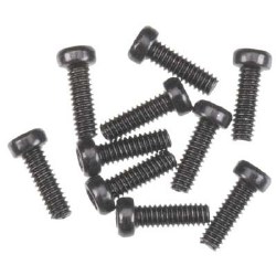 AXA013 Cap Head M2x6mm Black Oxide (10)