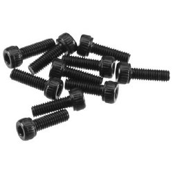 AXA0023 Cap Head 2.6x8mm Black (10)