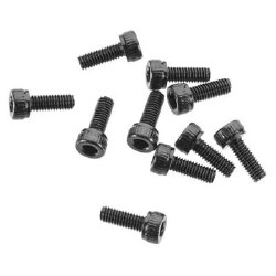 AXA084 Cap Head M3x8mm Black Oxide (10)