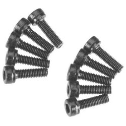 AXA085 Cap Head M3x10mm Black Oxide (10)