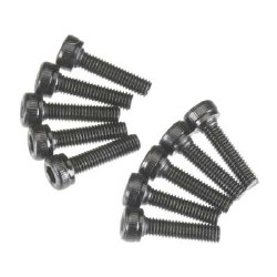 AXA086 Cap Head M3x12mm Black Oxide (10)