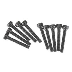 AXA088 Cap Head M3x20mm Black Oxide (10)