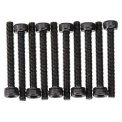 AXA089 Cap Head M3x25mm Black Oxide (10)