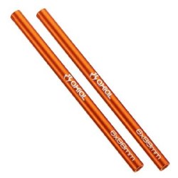 AX30448 Threaded Alum Pipe 6x98mm Orange (2)