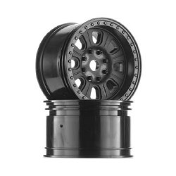 AX31274 3.8RacelineMonsterWheels Blk Yeti XL (2)  **ONLY 1 PAIR LEFT**