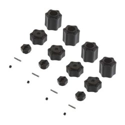 AX31074 Hex Hub Conv Set (12mm)(4pcs) 9026/Wraith