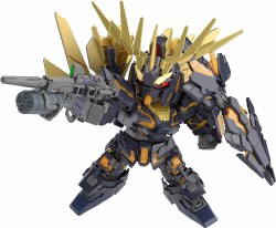 Bandai SD Cross Silhouette Unicorn Gundam 02 Banshee Destroy Mode & Banshee Norn Parts Set