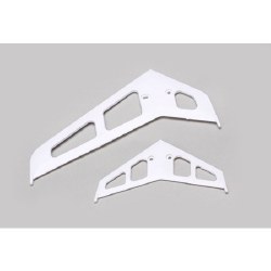 Stabilizer Fin Set White: B500 3D/X