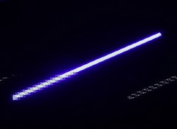 10W Blue LED Alloy Light Strip 250mm x 12mm