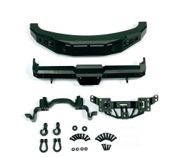 Complete Black Bumper Set, for F-250 Chassis, Front & Rear and Hooks