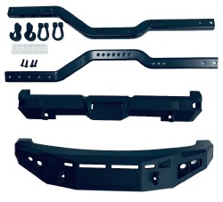 Molded Front and Rear Bumper Set for F450, Black