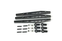 KAOS CNC Aluminum Rear Upper & Lower Suspension Links (117mm, Black) (3pcs) F450
