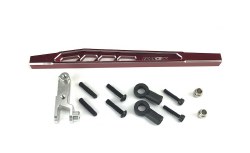 KAOS CNC Aluminum Rear 4th Suspension Link Set (Upper Right, 117mm, Red/Silver) F450