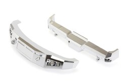 KAOS Silver Chrome Bumper Set, Front and Rear, for F250 or F450