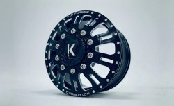 KG1 KD004 CNC  Metal Front Dually Wheel (2pcs, w/Cap & Decal, Screws)