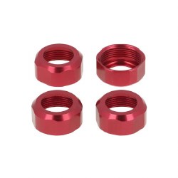 Shock Cap, Red Anodized, for the Q & MT Series (4pcs)