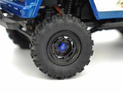 M2 Wheel Locknuts, for MSA-1E, Blue (4pcs)