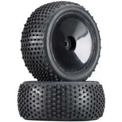 Square Block Tire/Dish Wheel Black 4.18MT (2)