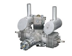 DLE-40cc Twin Gas w/Elec Ignition & Muffler