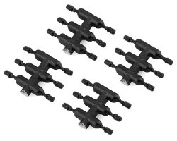 DS Racing Drift Element Scale Lug Nuts (Black) (24) (Short)