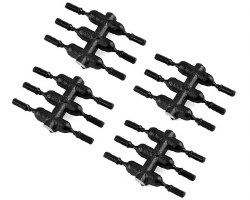DS Racing Drift Element Scale Lug Nuts (Black) (24) (Long)
