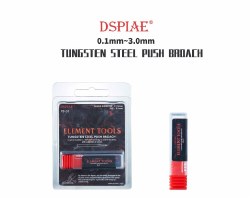 DSPIAE 1.8MM Tungsten Steel Push Broach Chisel