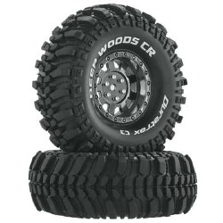 Deep Woods CR C3 Mntd 1.9" Crawler Blk/Chr (2)