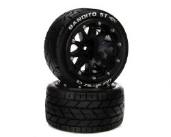 Bandito ST Belted 2.8 Mounted F/R 14mm Black (2)
