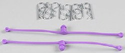 DUB2250 Body Klip Retainers, Purple