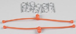 DUB2252 - Body Klip Retainers, Orange (