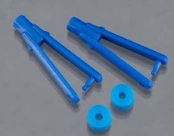 DUB975-BL Long Arm Micro Clevis .062 Blue (2)