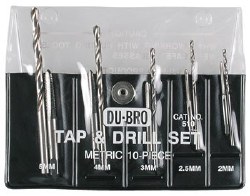DUB510 - Tap & Drill Set, Metric