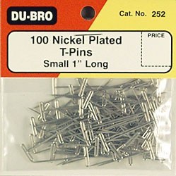 DUB252 T-Pins, Nickel Plated, 1 (100)