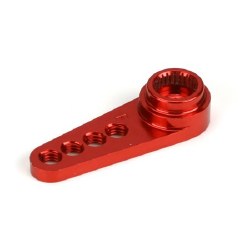 1/2 Machined Aluminum Servo Arm: Fut Red, 25T