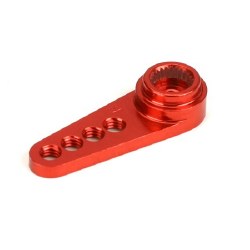 1/2 Machined Aluminum Servo Arm: 24T HRC Red