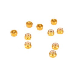 2mm Countersunk Washers, Gold (10)