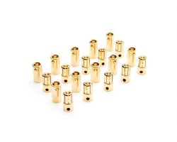 Gold Bullet Connector Set, 6.5mm (10)