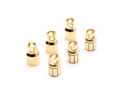 Gold Bullet Connector Set, 8.0mm (3)