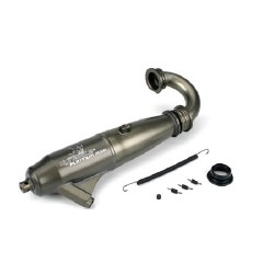 1/8 053 Mid-Range Inline Exhaust Sys:Hard Anodized