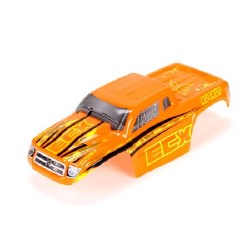 Body Set,Decorated, Orange/Yellow: 1/18 4WD Ruckus
