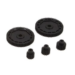 Pinion & Spur Gear Set: 1/18 4WD All