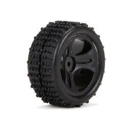 Front/Rear Premount Tire:(2) 1:24 4WD Roost