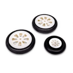 heel Set Mains 60mm, Nose Wheel 44mm; Habu 80