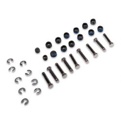 Retract C-clips, Rotation pins and set screws; Habu 80