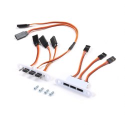 E-Flite Hands-Free Servo Connector Set: SNJ-5/AT-6 Texan 1
