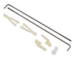 Flap Conversion Pushrod/Horn Set: Ultra Stick 1.1m