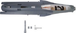 Fuselage: F-16 Falcon-Gray 80mm EDF-