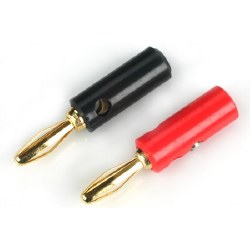 Gold Banana Plug Set with Screws