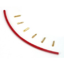 Gold Bullet Connector Set, 2mm (3)