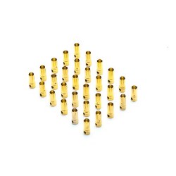 Gold Bullet Connector, Female, 3.5mm (30)